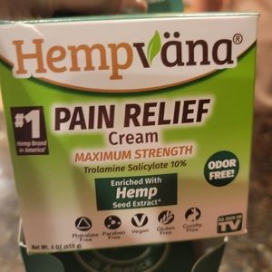NEW 6 SEALED BOXES Hempvana Maximum Pain Relief Cream 4oz Sealed Pack Ex…